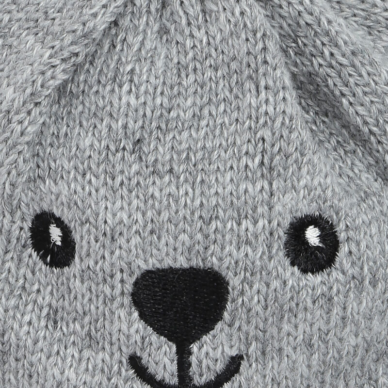 Infants Light Grey Solid Cap image number 2